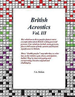 British Acrostics Vol III