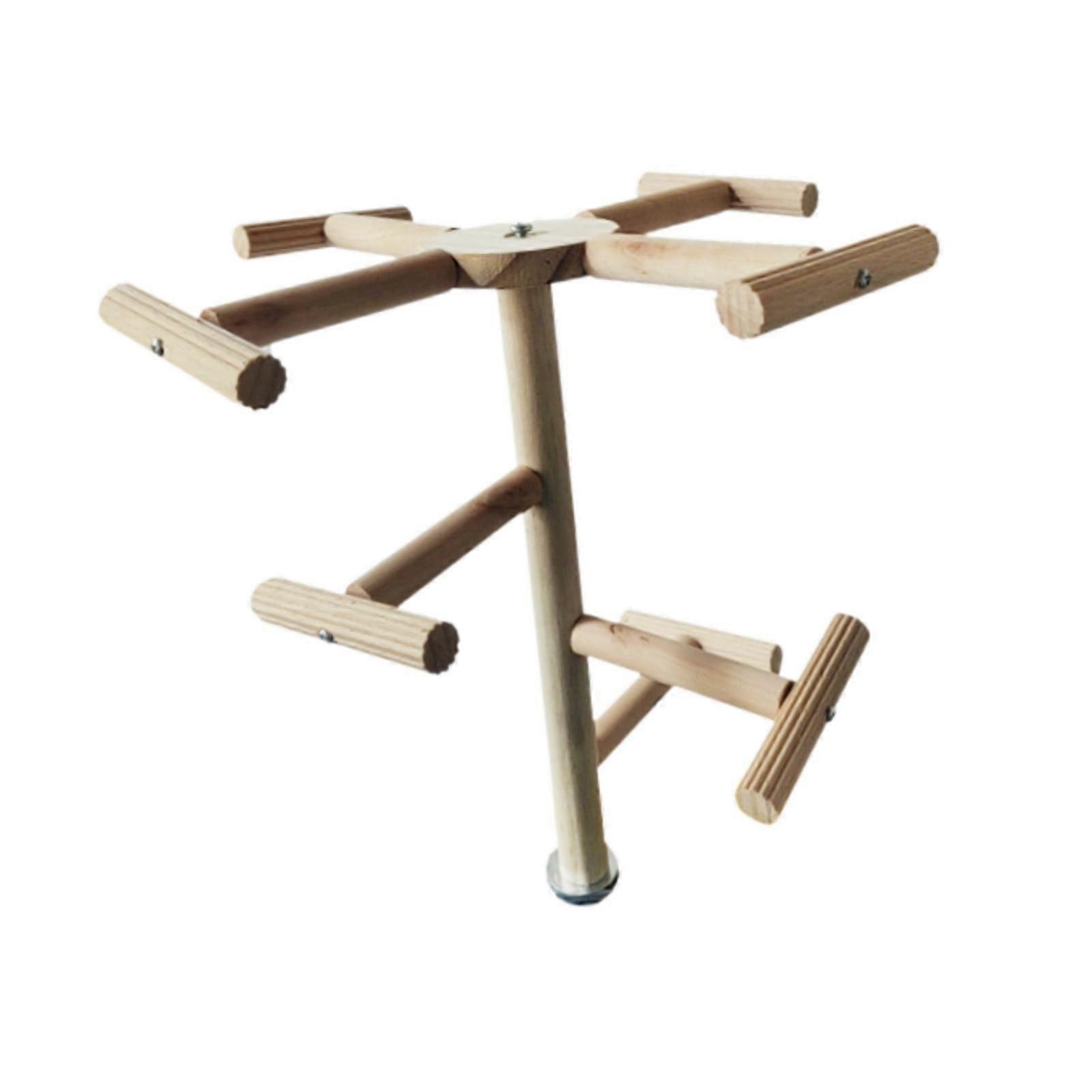 Bird Rotating Perch Toy Bird Stand for Budgerigar Cockatiels Small Parakeets