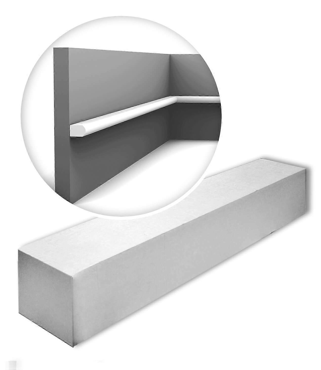 Orac Decor 70 x Panel moulding PX209-box 140 meter MODERN Duropolymer® 200 cm white pre-primed