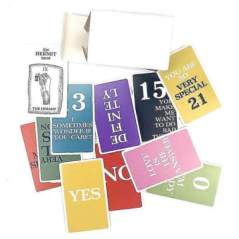 The Hermit Tarot Messages Oracle Card Prophecy Divination Deck Family Party Board Game Fortune Telling Game Beginners Cards