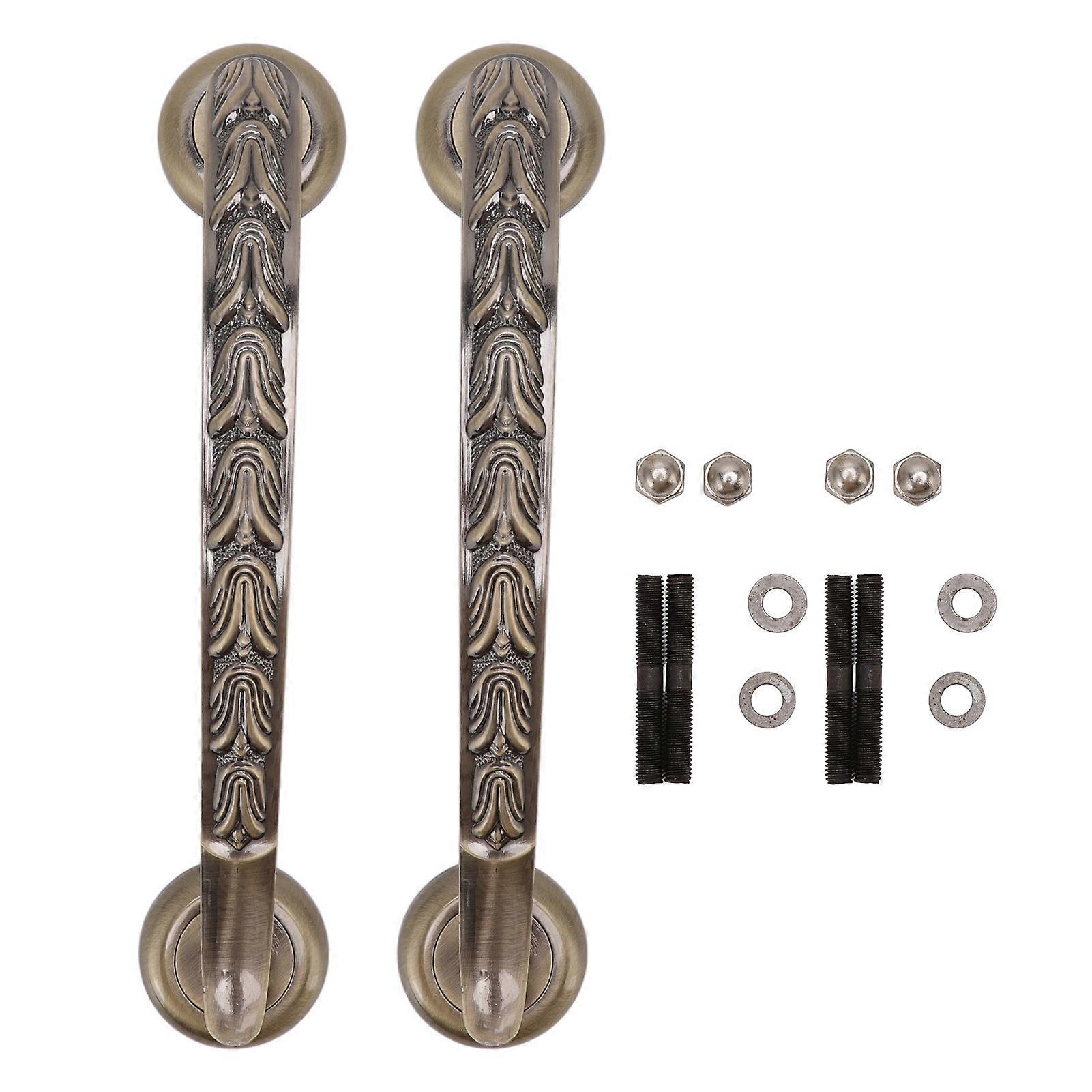 Antique Door Pull Handle European Style Large Zinc Alloy Retro Push Door Handle for Cabinet Closet Drawer