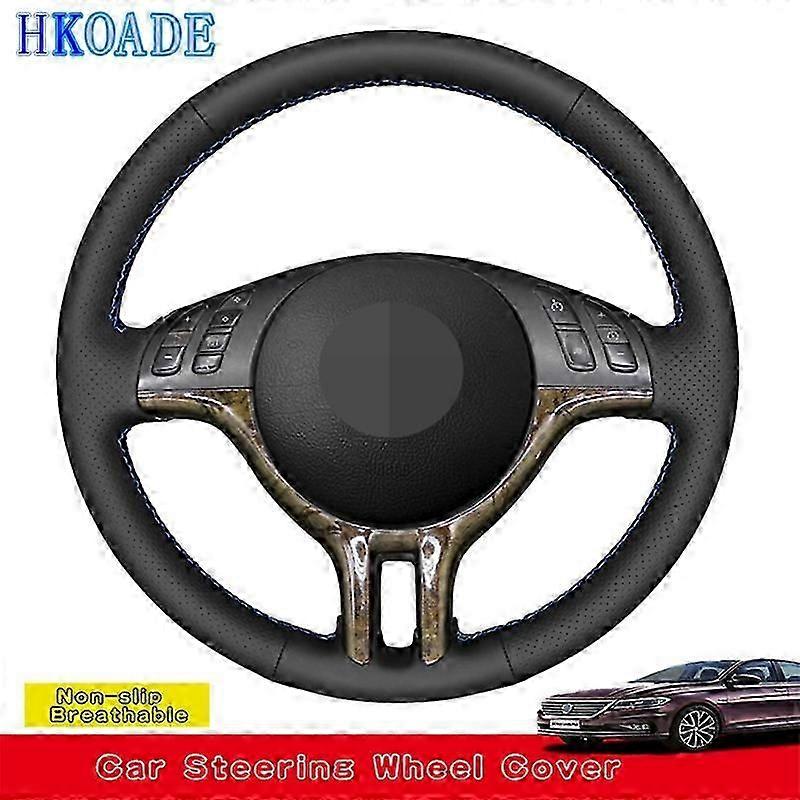 Customize Diy Micro Fiber Leather Car Steering Wheel Cover For Bmw 3 Series E46 2000-2005 E53 X5 1999 5 Series E39 2000-2003