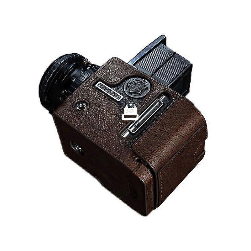 Handmad جلد طبيعي كاميرا نصف حالة حقيبة غطاء كام ل Hasselblad 503CX