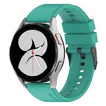 Para Samsung Galaxy Watch 5 40 mm 20 mm hebilla negra Step Correa de reloj de silicona