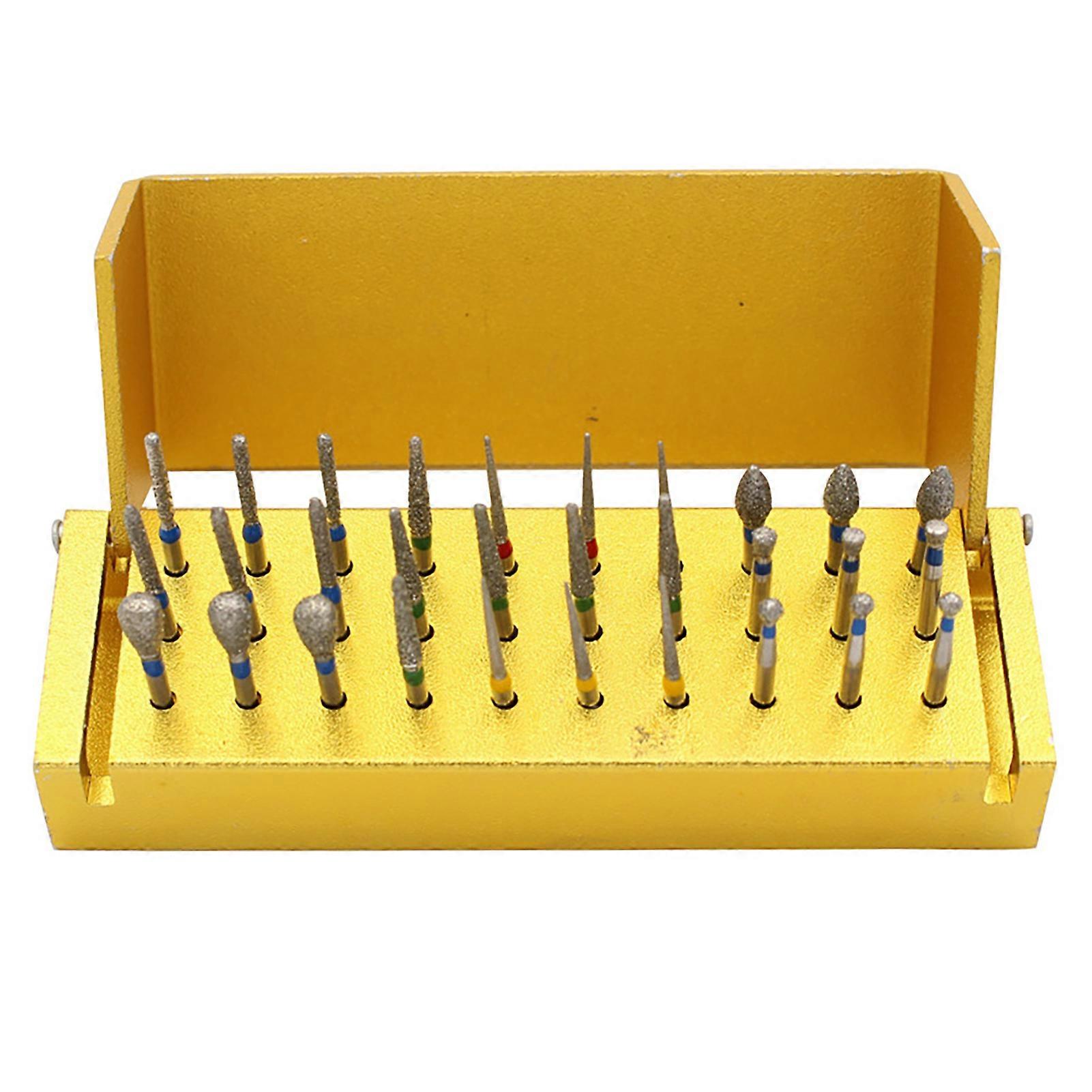 High-Speed Diamond Bur Set With Rust Prevention