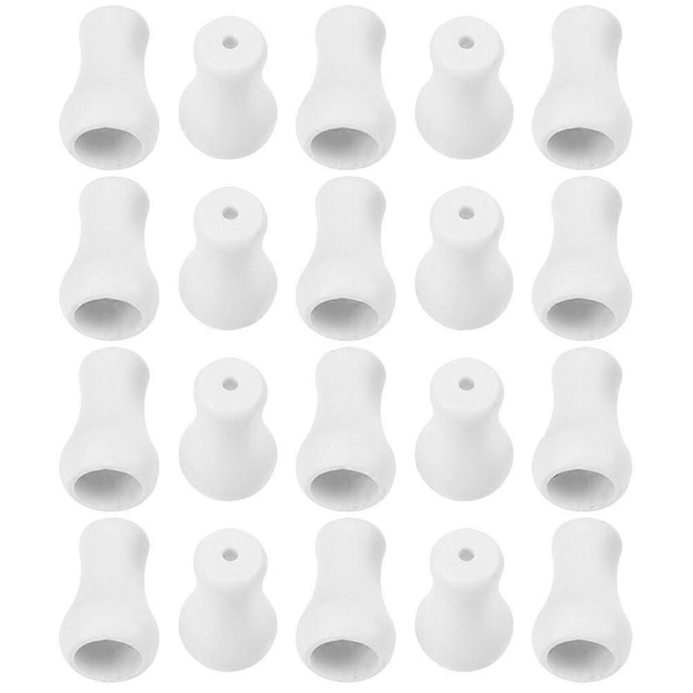 20pcs Blind Pull Cord Knobs Plastic Replacement Pull Ends for Roman Shades Curtain