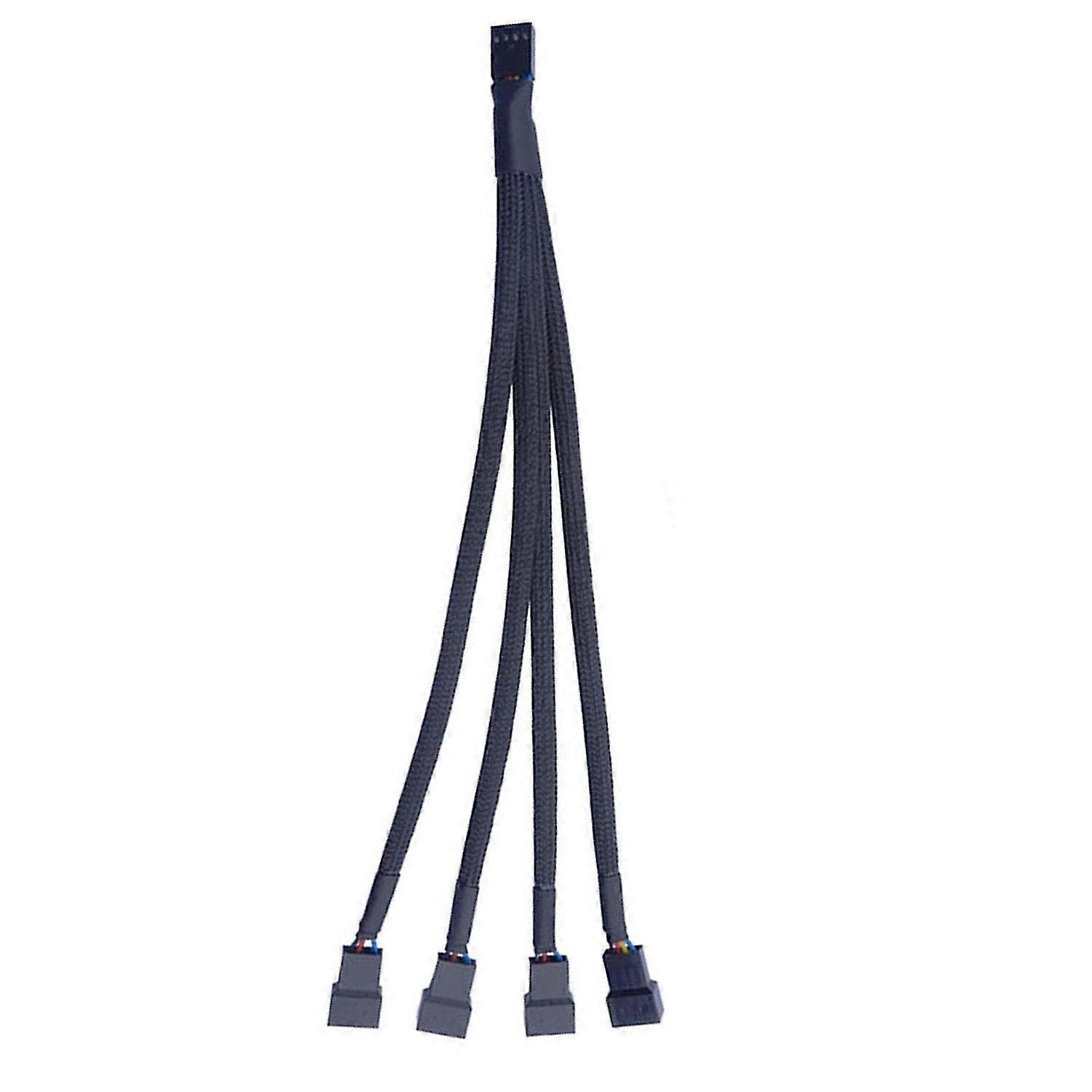 4Pin Computer Cooling Fan Adapter Cable 4-in-1 Computer CPU Fan Adapter Cable Computer Cooler Patch 
