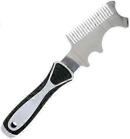 Paint Scraper,multi-function Comb Scraper,8 in 1 Stainless Steel Painters Tool,Can Opener,Putty Knife,Bristle Sorting Comb,Paint Roller Cover Scrape