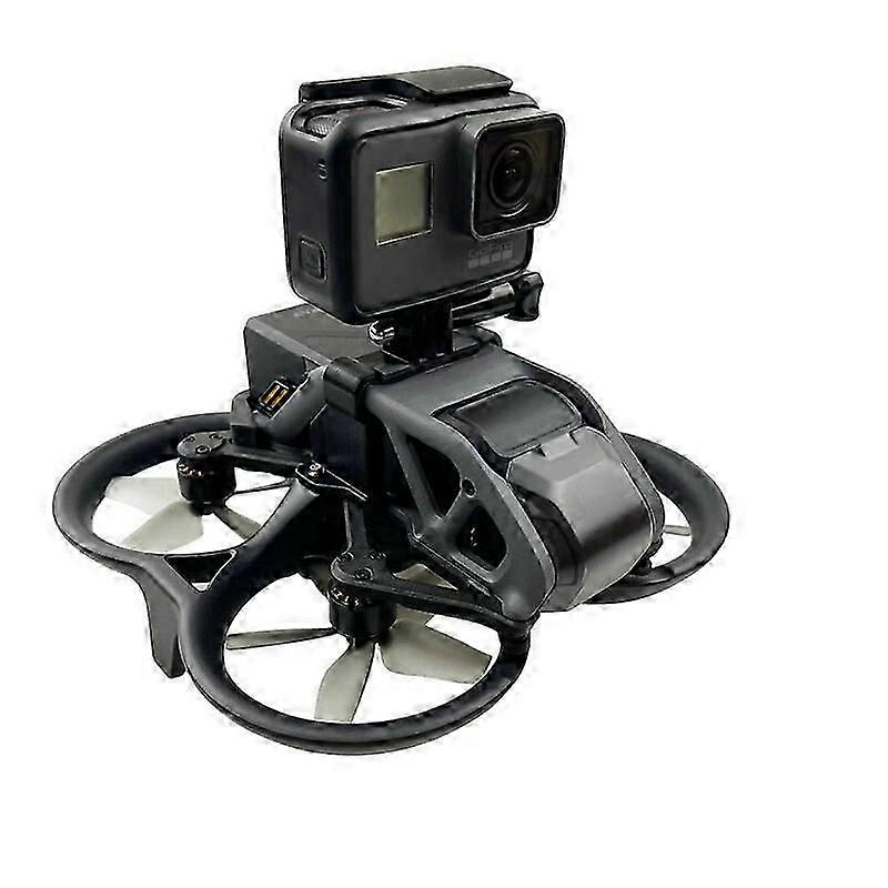 compatible DJI Drone Top Extension Bracket GoPro Sports Camera Mounting Fixing Adapter Holder Retrofit Drone AccessoriesRemote Control Toy Accessori