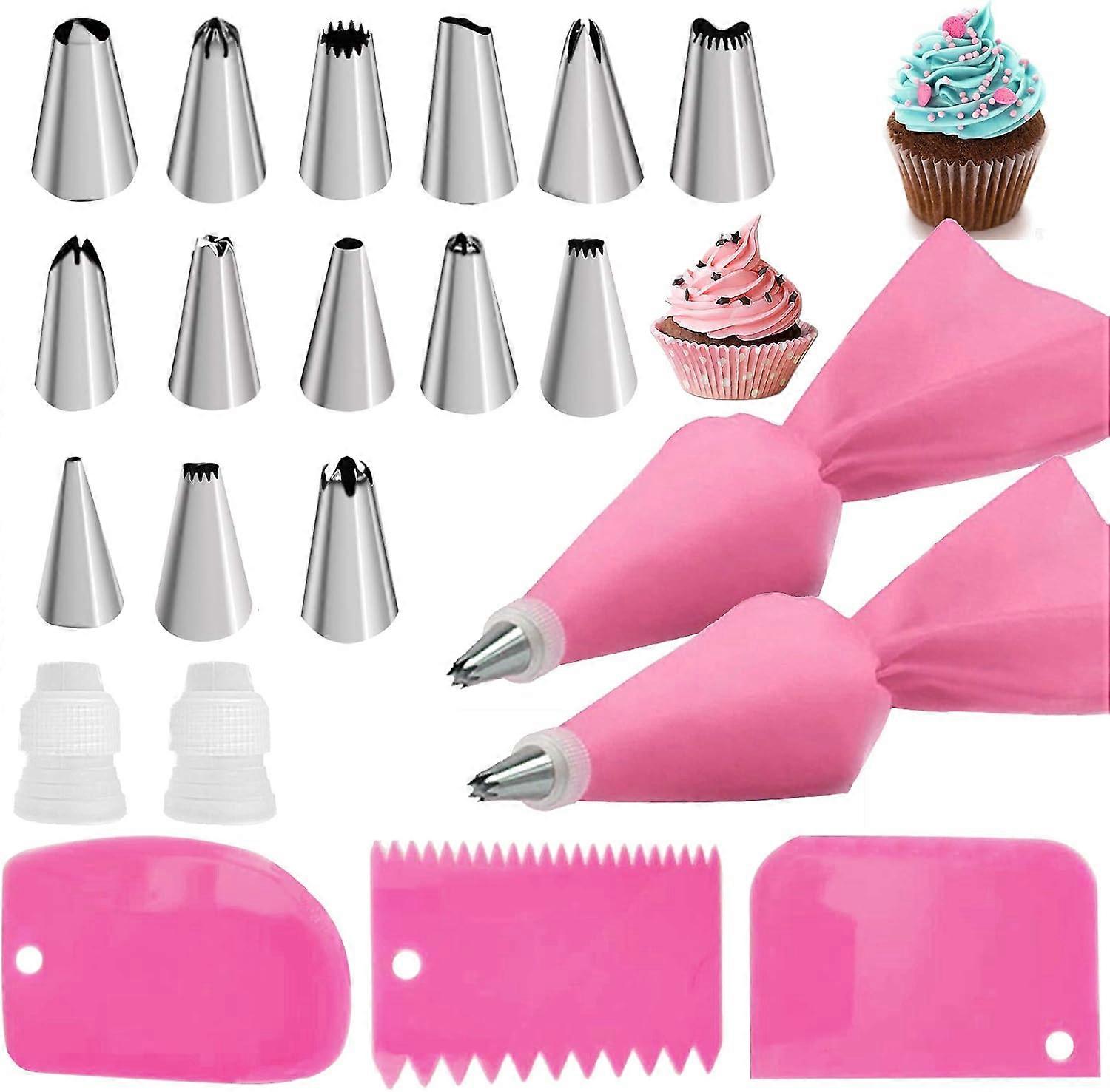 Decoration 21-piece set pink