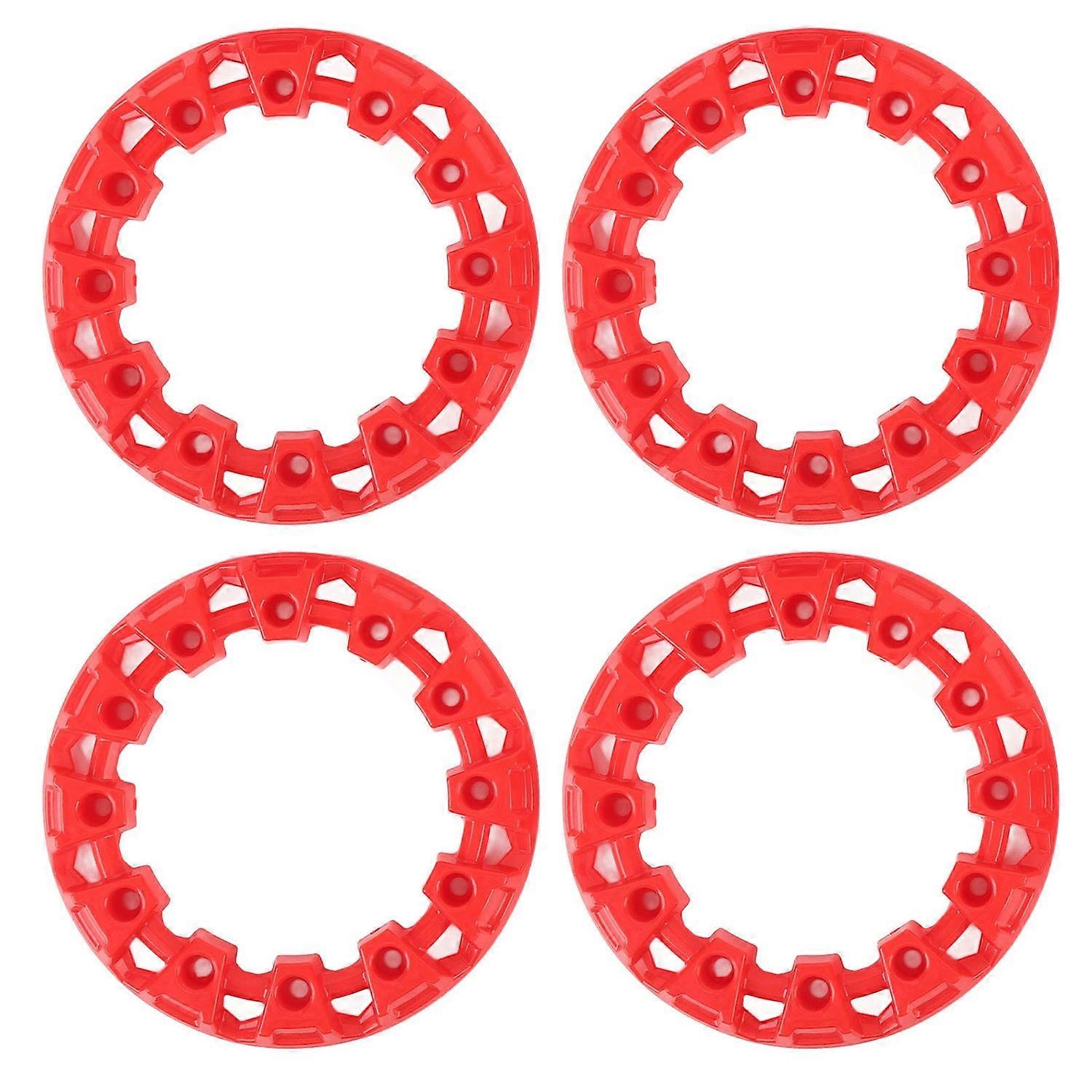 4Pcs 6 Inch ATV Wheel Trim Hub Protection Decor Plastic Tires Decorative Rim Guard Universal for Go