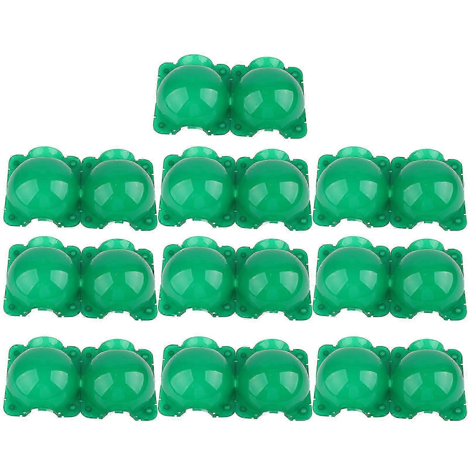 10Pcs 12cm Plant Propagation Ball Root Growing Controller Rooting Germination Device Box Green