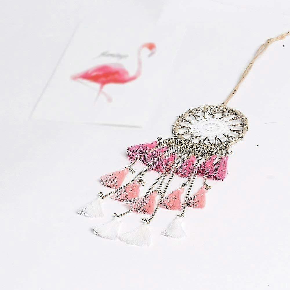 New Mini Dream Catcher For Car Mirror (pink)