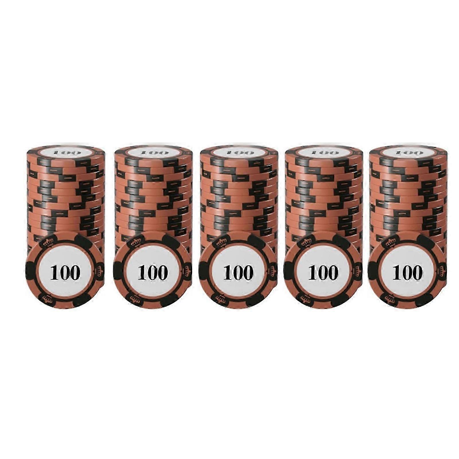 20pcs Poker Chip Set for Professional Game Use and Counting-Yvan