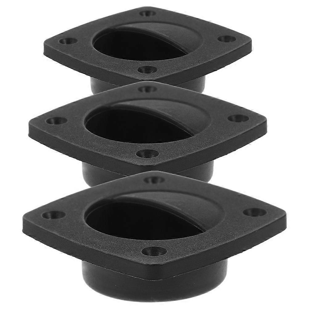 3Pcs Marine Boat Flush Pulls Latch Plastic Recessed Hatch Pulls Buckle Boat Hatch Handle
