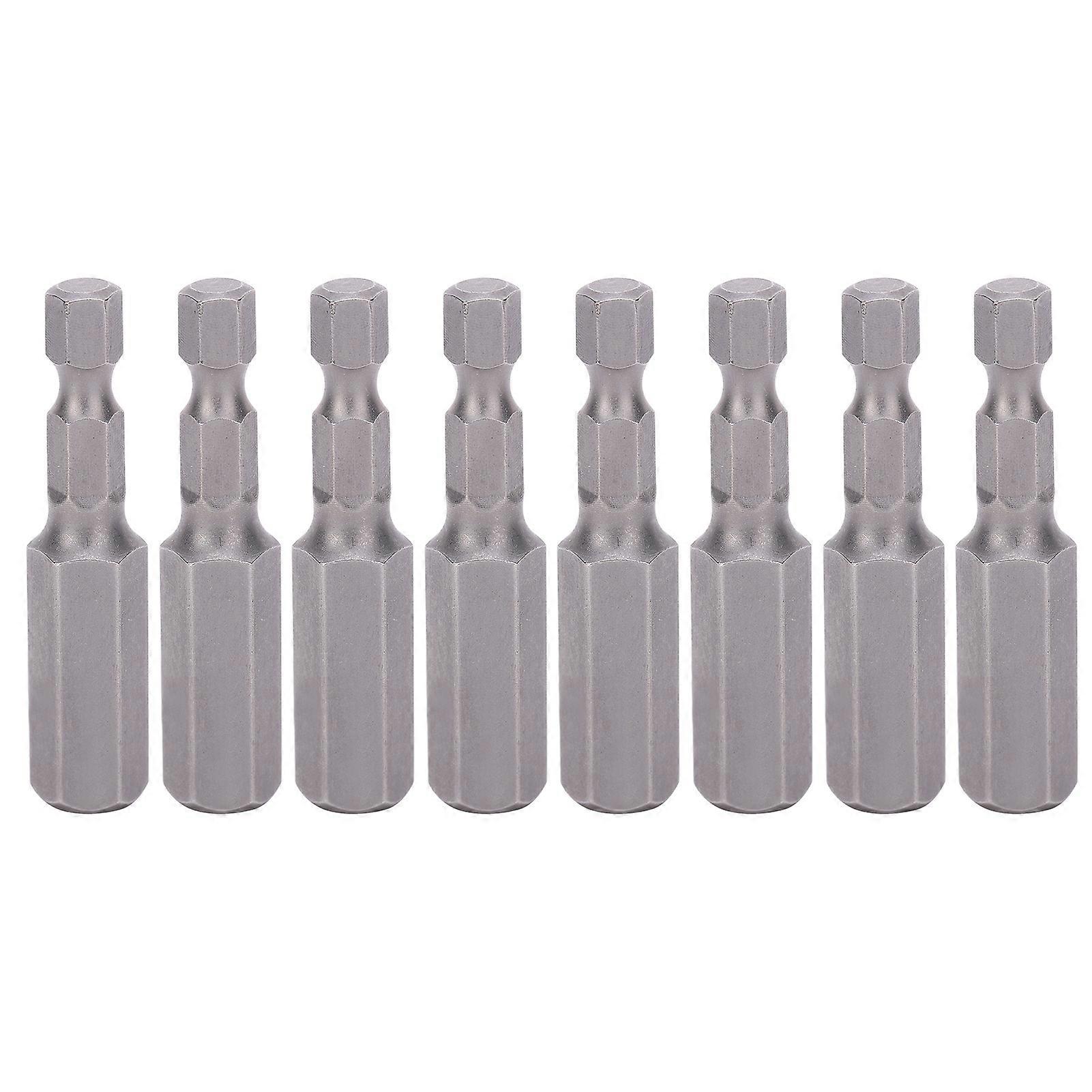 10Pcs Electric Screwdriver Bits Replacement Magnetic Hex Socket Accessories 50mm