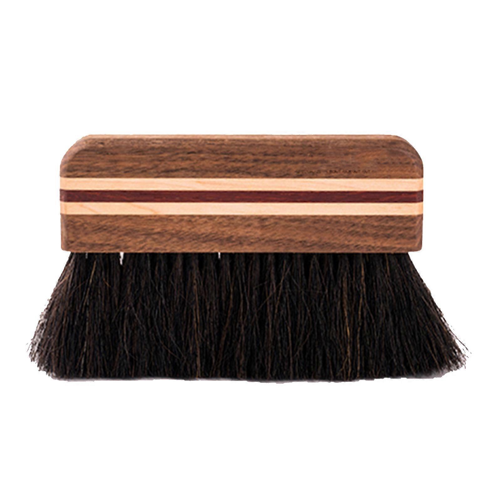 Coffee Grinder Bar Brush Cleaning Brush with Walnut Wood Handle Handheld