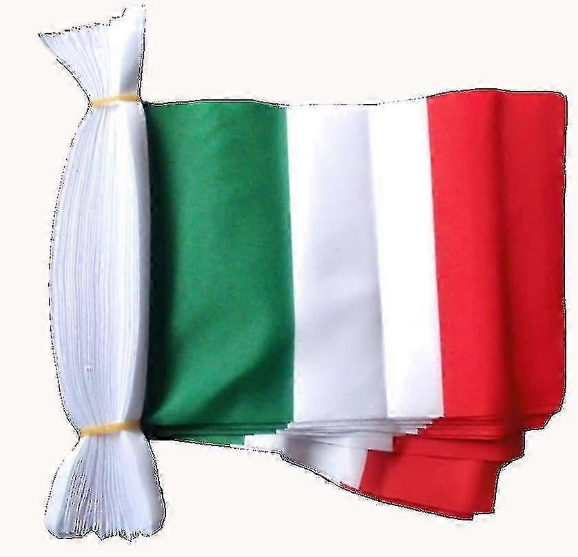 20pcs/set 14x21cm Italy Pennant Flags String Banner for Festival Party Holiday
