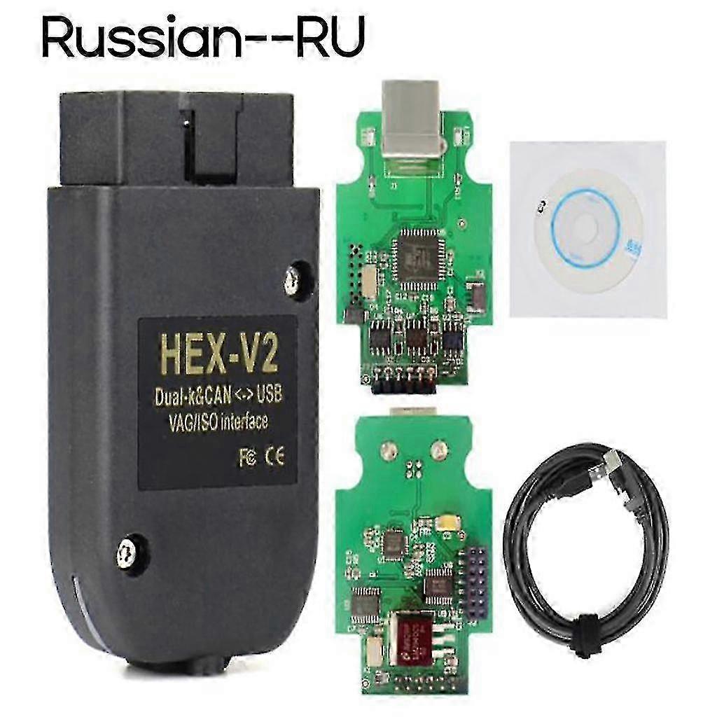 Multi-Language VCDS HEX X2 22.3 HEX CAN USB Interface V2 ATMEGA162+16V8+FT232RQ