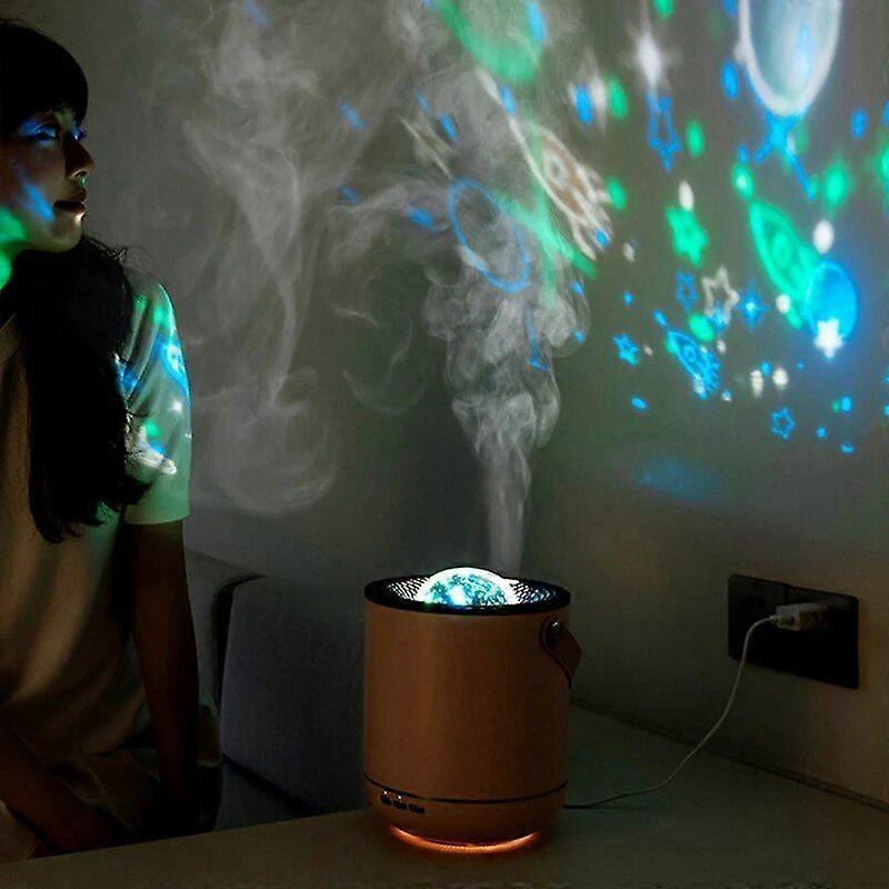 AD-450Ml Projection Aromatherapy Diffuser Ultrasonic Air Humidifier 360 Degree Rotating Projection Multiple Modes