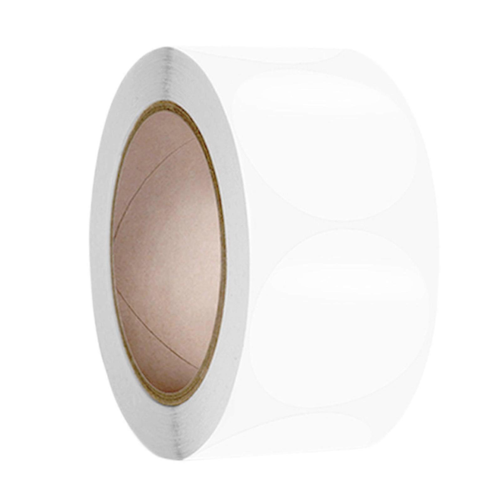 500Pcs Clear Round Seal Sticker Adhesive PVC Sticker Wrapping Labels for Seal Envelopes Card Mailing Box Packaging