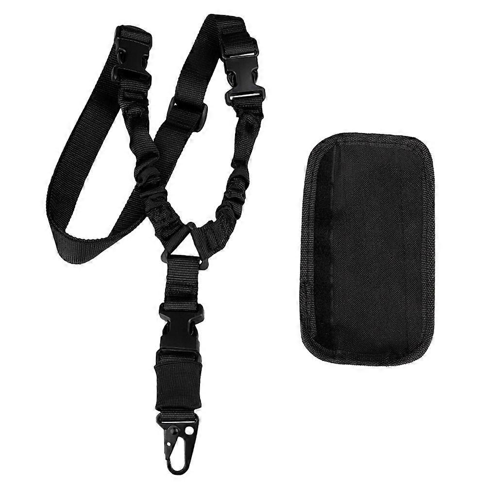 Tactical Single Point Shoulder Strap Step Belt Metal Buckle Single Point Tactical Strap