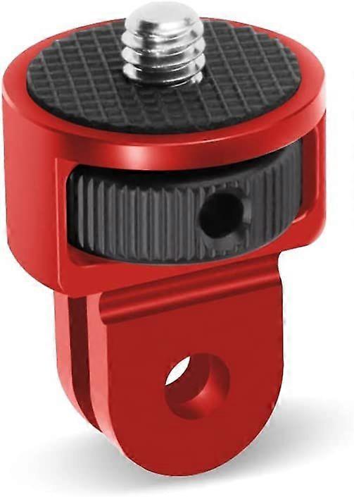 360 Degree Fixed Camera Mount Adapter for Go Pro Ecosystem for Action Accessory,Reddish black