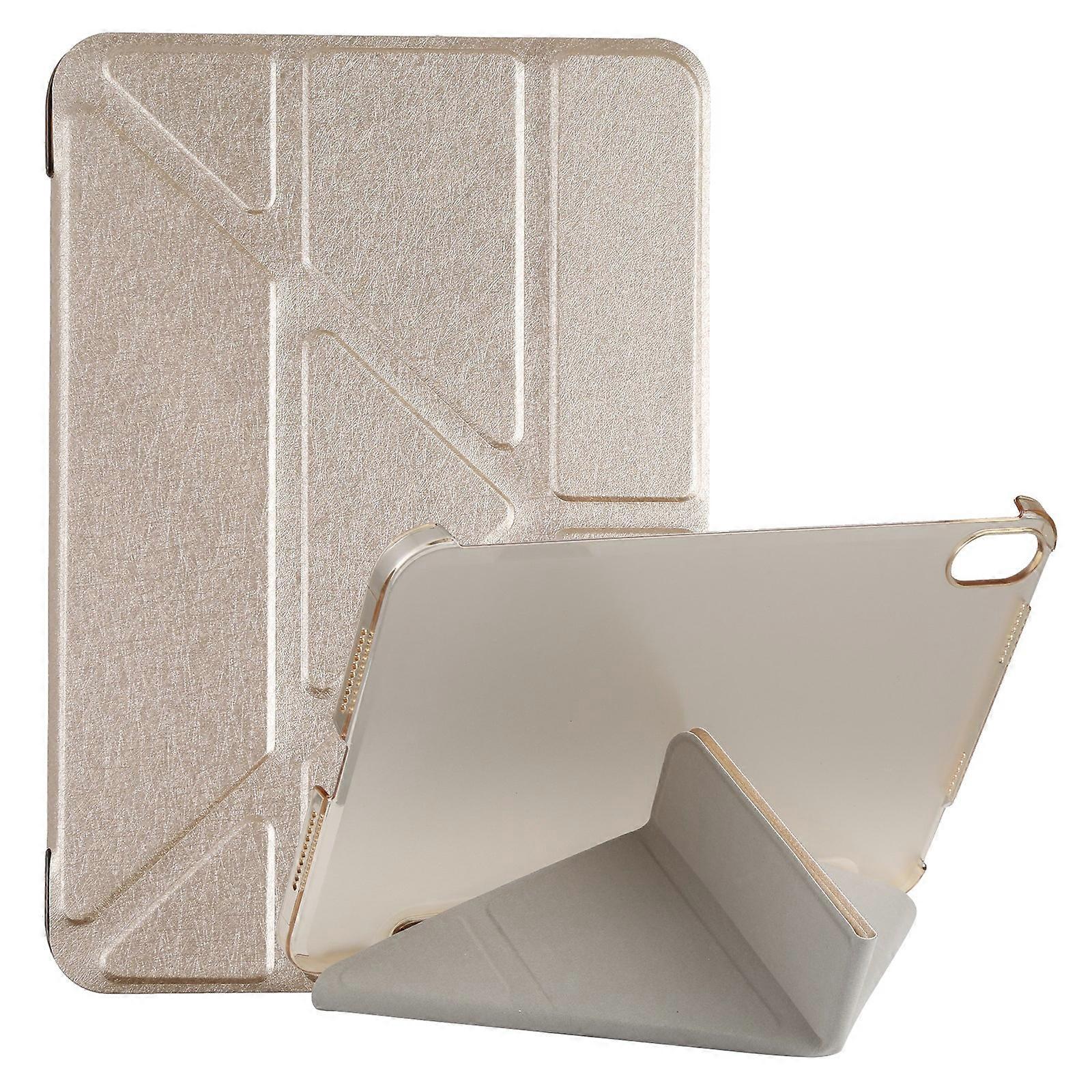 For iPad mini 2024 / mini 6 Silk Texture Horizontal Deformation Flip Tablet Leather Case with Holder