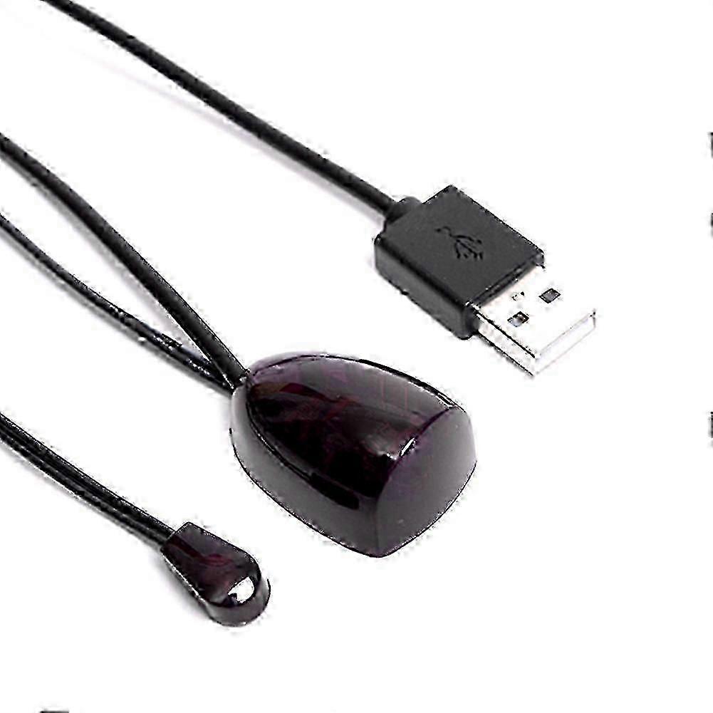 USB IR Receiver Adapter Transmitter with Compatible Cable, Infrared Remote Control Receiver for IR E