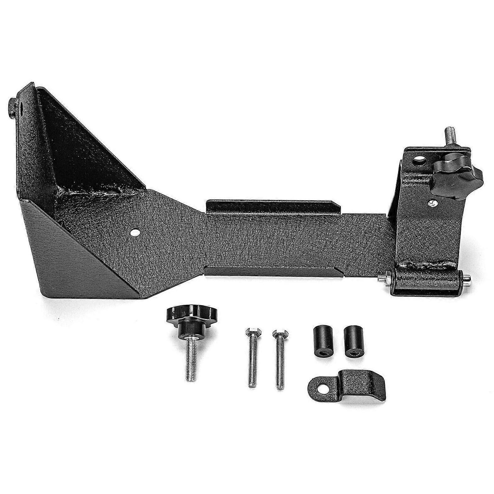 Hi Lift Jack Carrier Mount Bracket Kit Rear Heavy-Duty Steel for Off-Road Vehicle Compatibility and Secure Transport Support