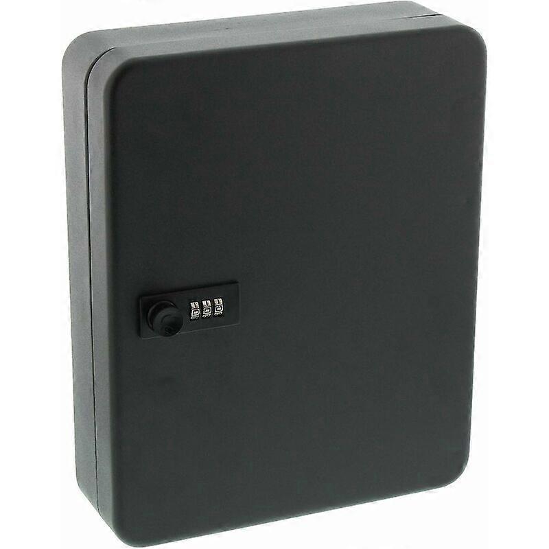 Wall mounted key box storage cabinet