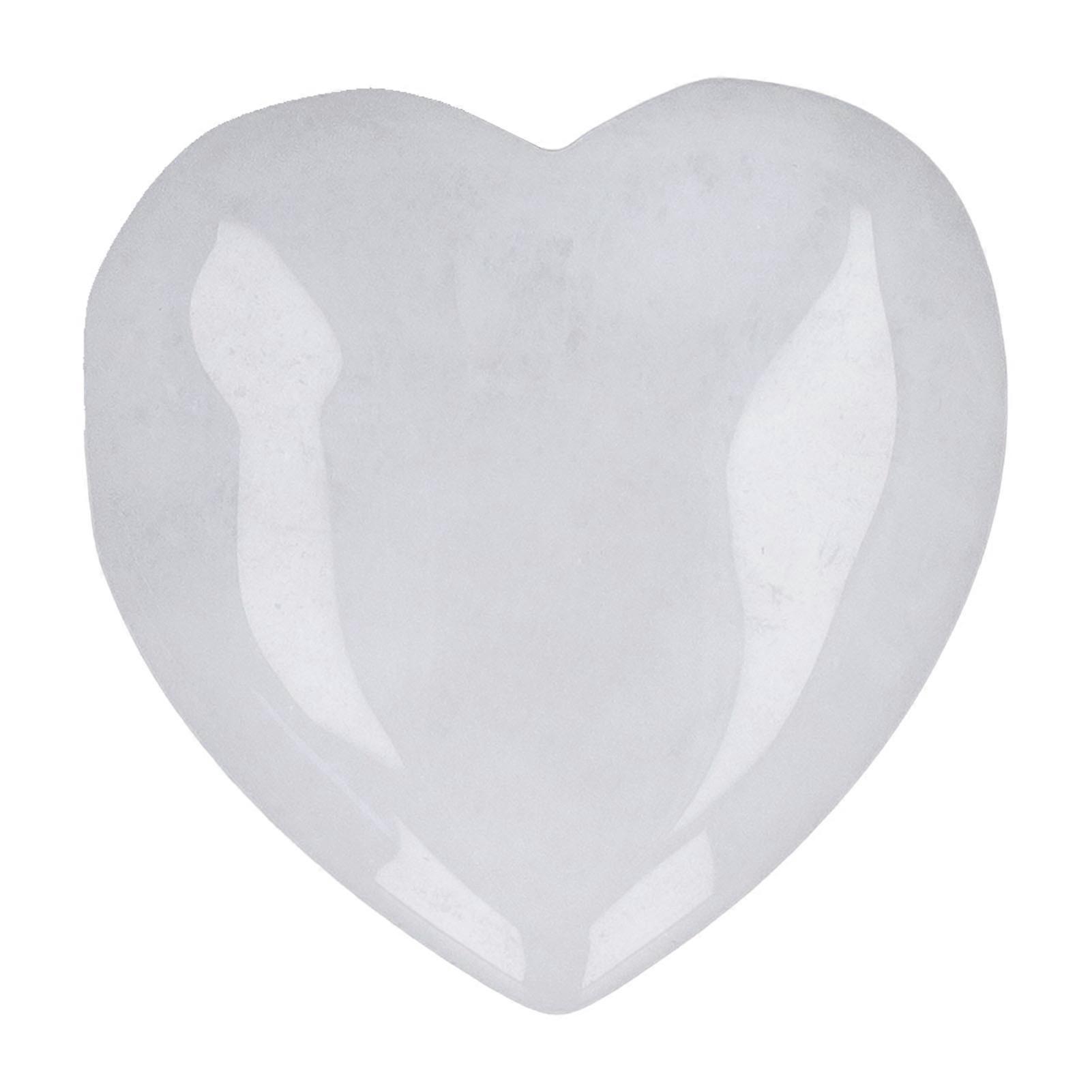 Heart Chakra Stone Powerful Energy nce Chakra Decorative Healing Crystal Stone White Stone