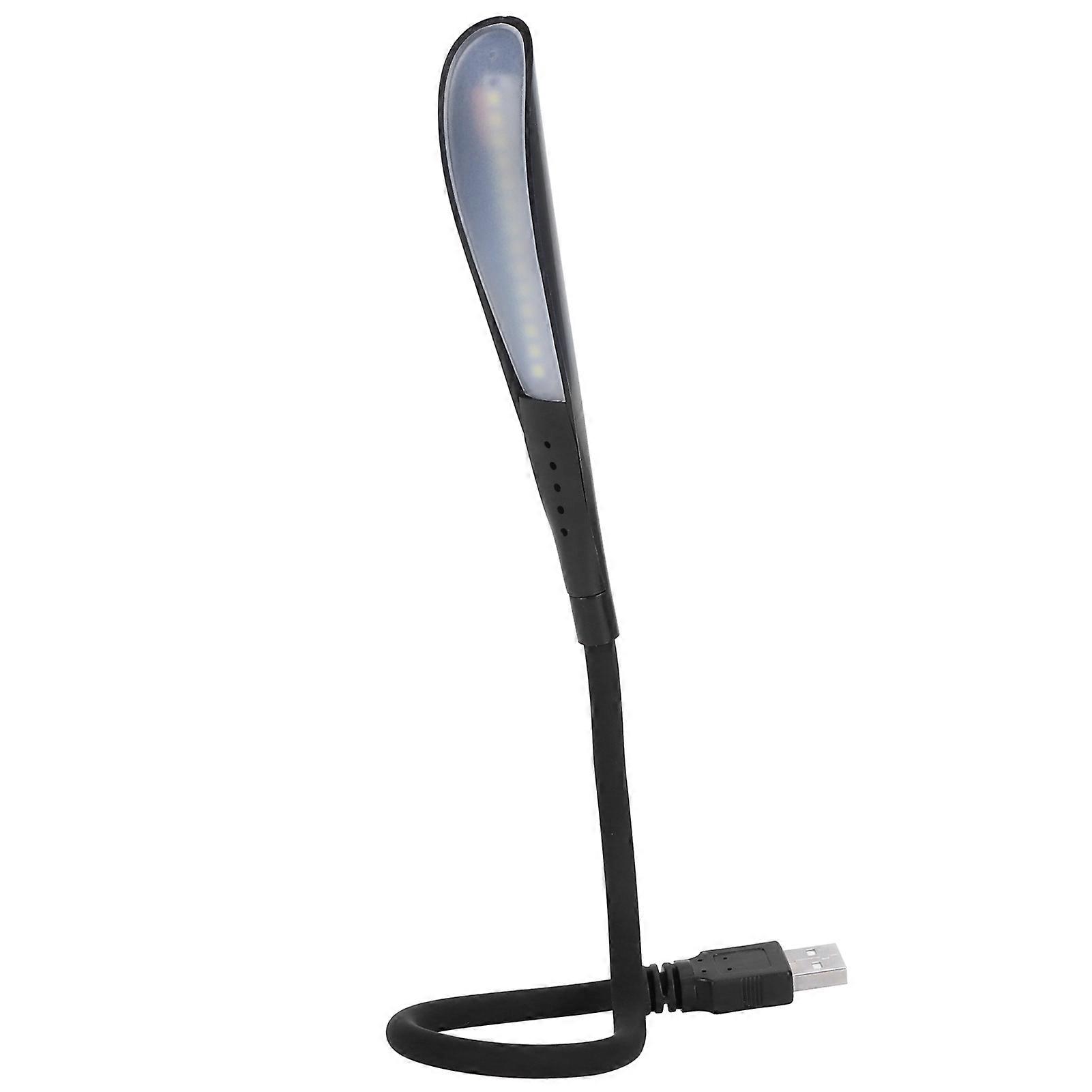 USB Reading Light 14LED Night Lamp Adjustable Brightness Flexible W/Touch Switch for Laptops Desktop