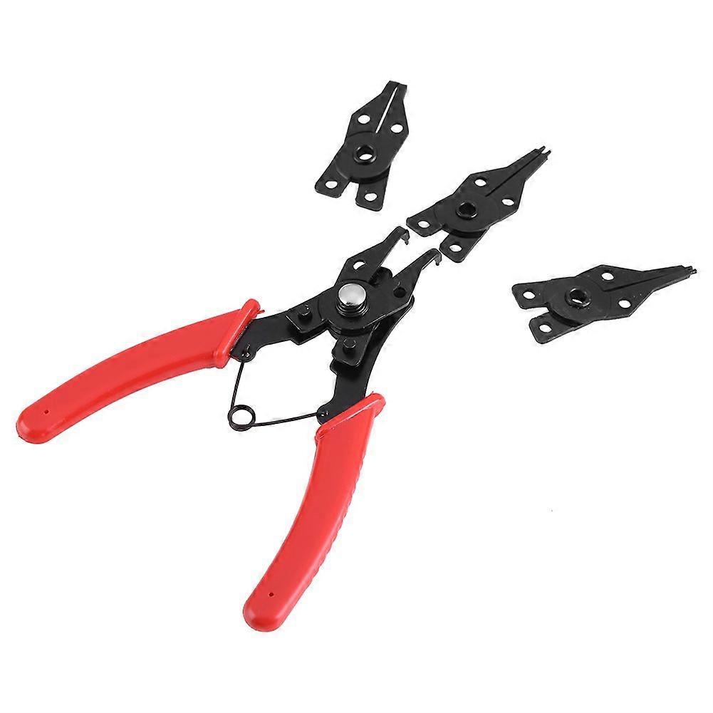 Multi Function 4 in 1 Snap Ring Pliers Set for Circlip and Retaining Clip Removal, Durable Hand Tool for Mechanics