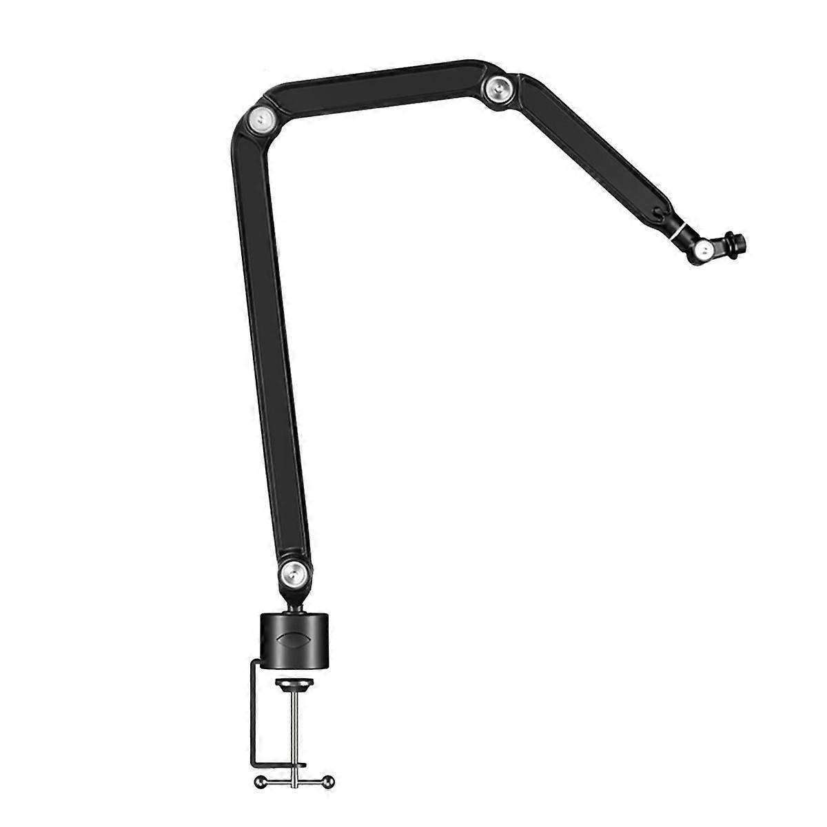 USB Condenser Microphone Boom Arm Stand Heavy Duty Adjustable Suspension Boom Scissor Arm Mount