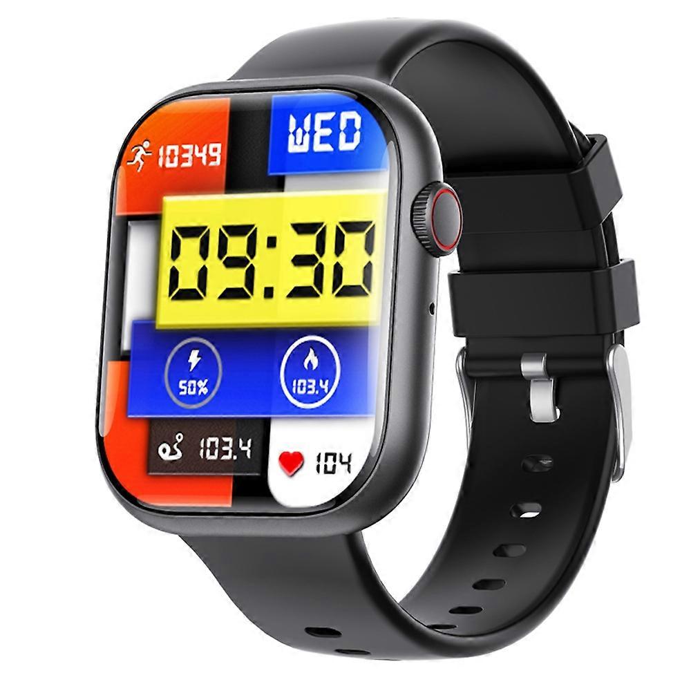 F70 2.1 Inch Screen Smart Watch With Blood Sugar/Blood Oxygen Monitoring /SOS Alarm/100+ Sports Modes