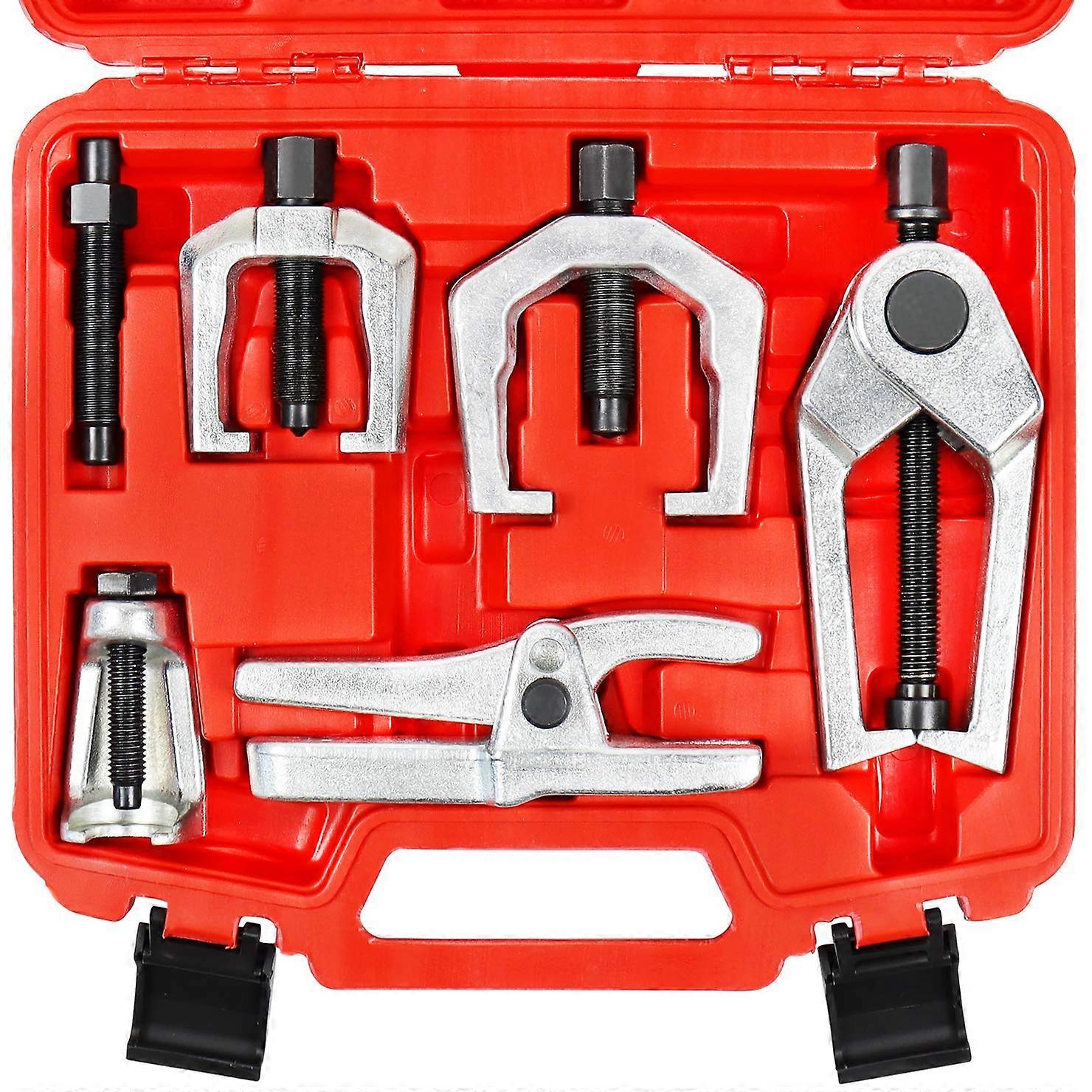 Front End Service Tool Set with Automotive Ball Joint Separator Tie Rod End Puller 5 PCS