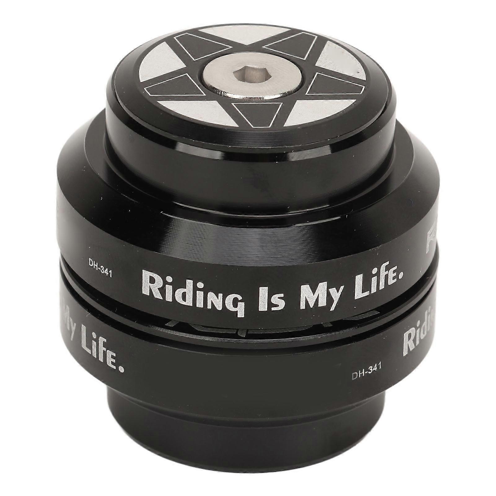 自行车耳机套装 34 毫米自行车耳机铝合金自行车前叉杆耳机，适用于 28.6 毫米直舵前叉轴承