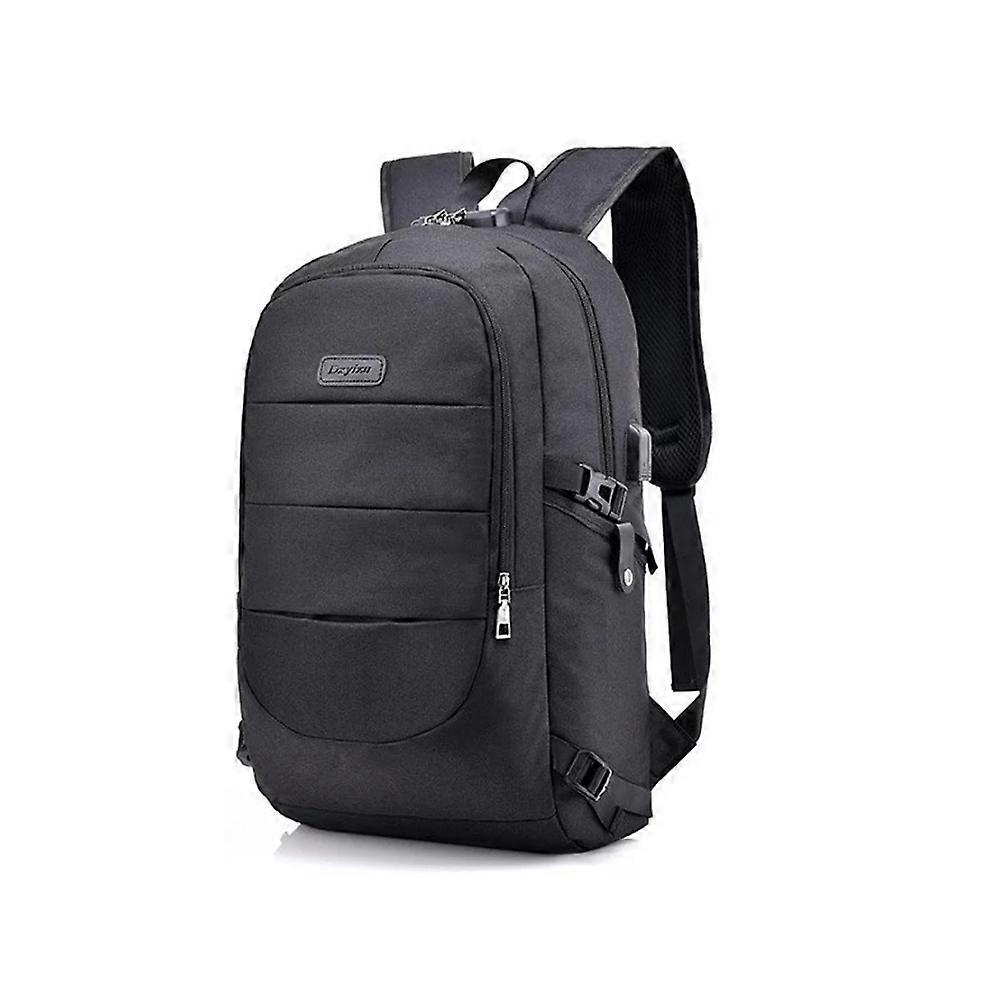 Backpack men's USB charging men's backpack 15.6-inch computer bag large capacity commuting backpack