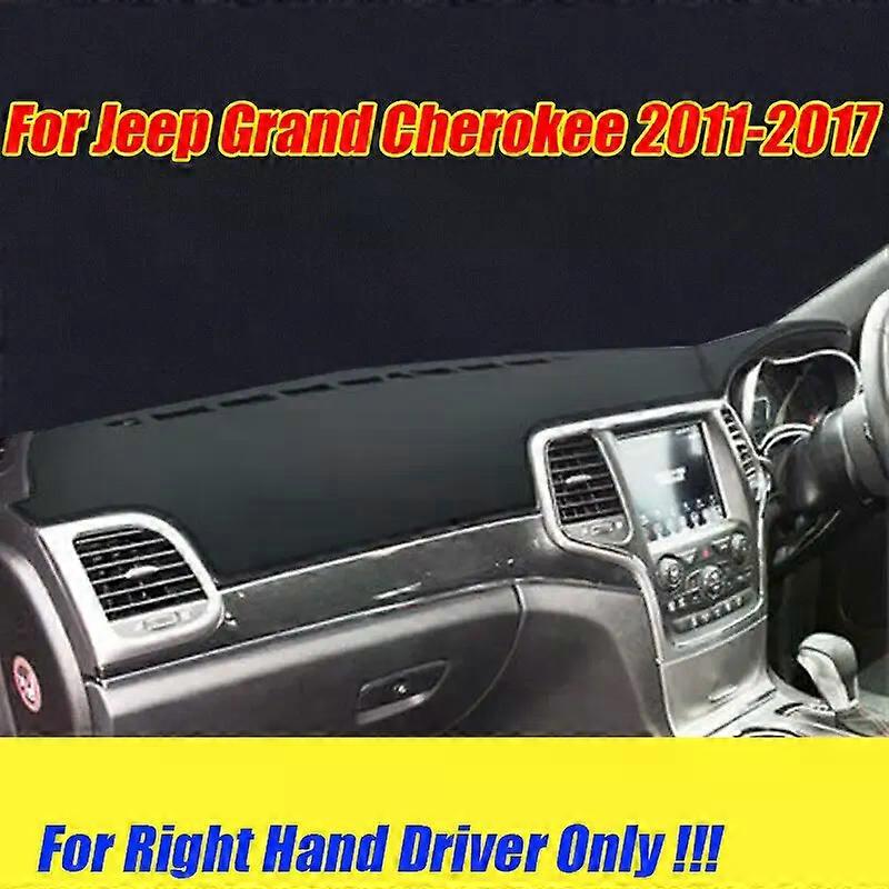 RHD Leder Armaturenbrett Abdeckung Dash Protector Pad Pad Matte für Jeep Grand Cherokee 11-17
