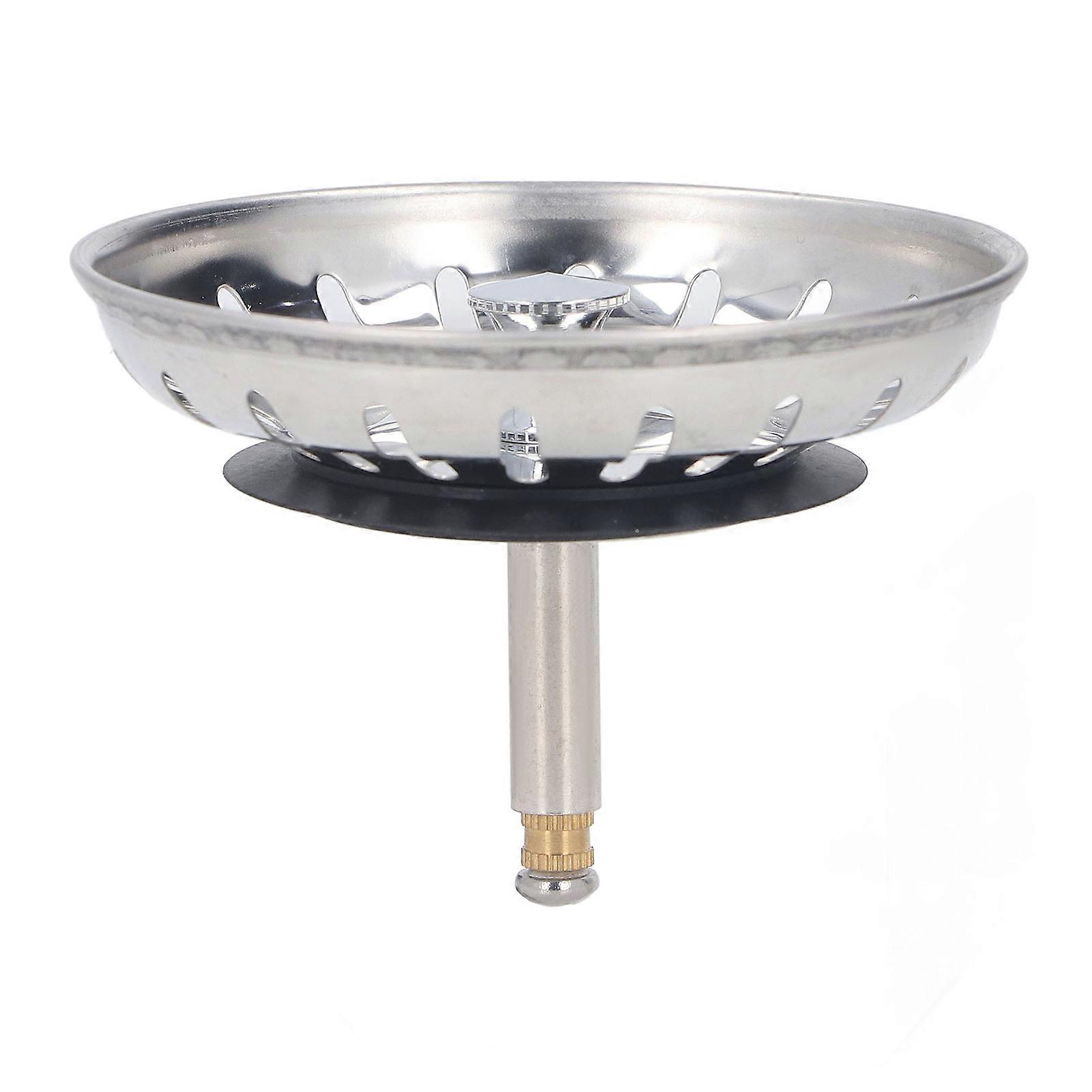 الفولاذ المقاوم للصدأ بالوعة المطبخ استبدال بالوعة المطبخ مصفاة سدادة كومبو سلة النمط الأوروبي