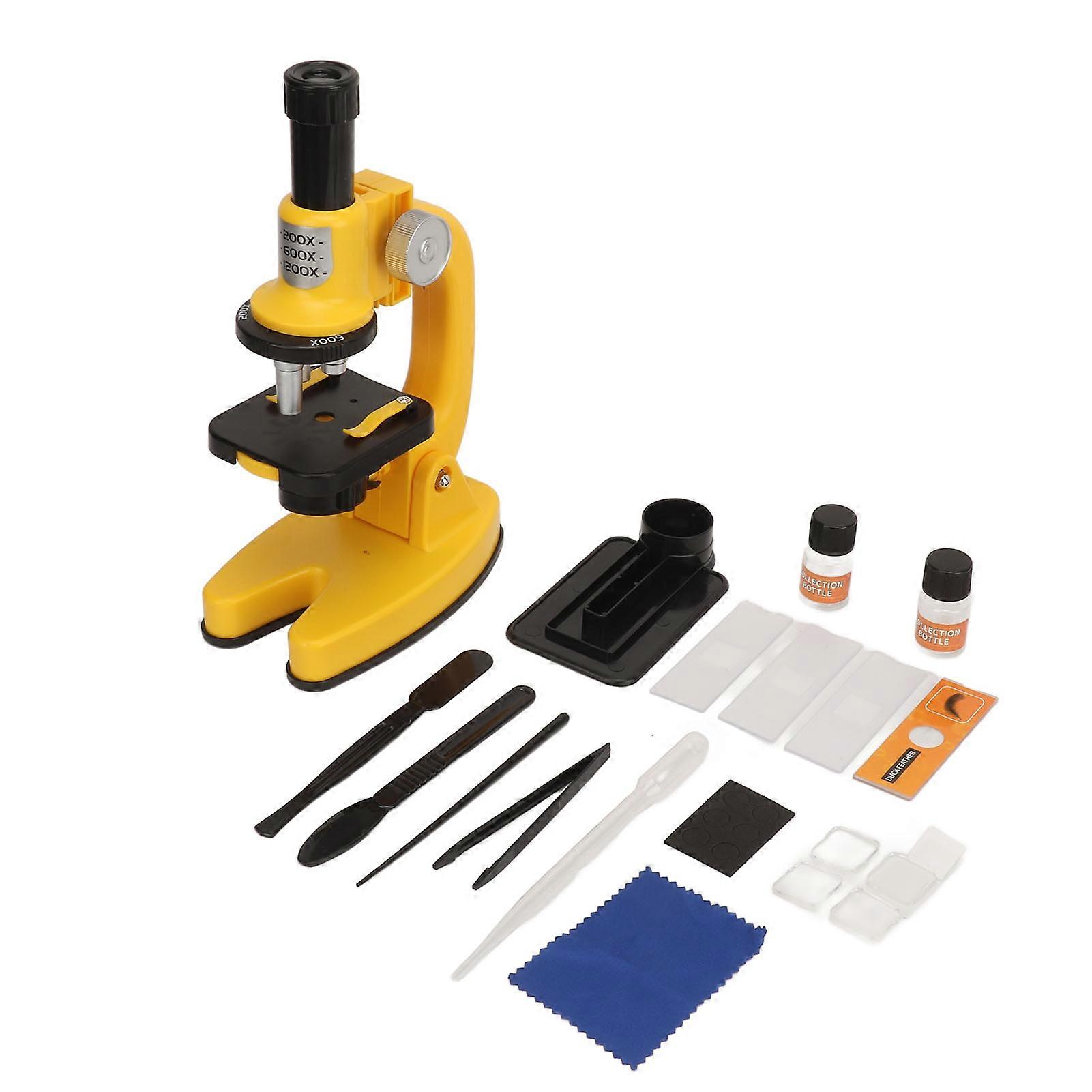 1200X Kids Beginner Microscope Kit - Explore Science with HD Optics & Smartphone Feature