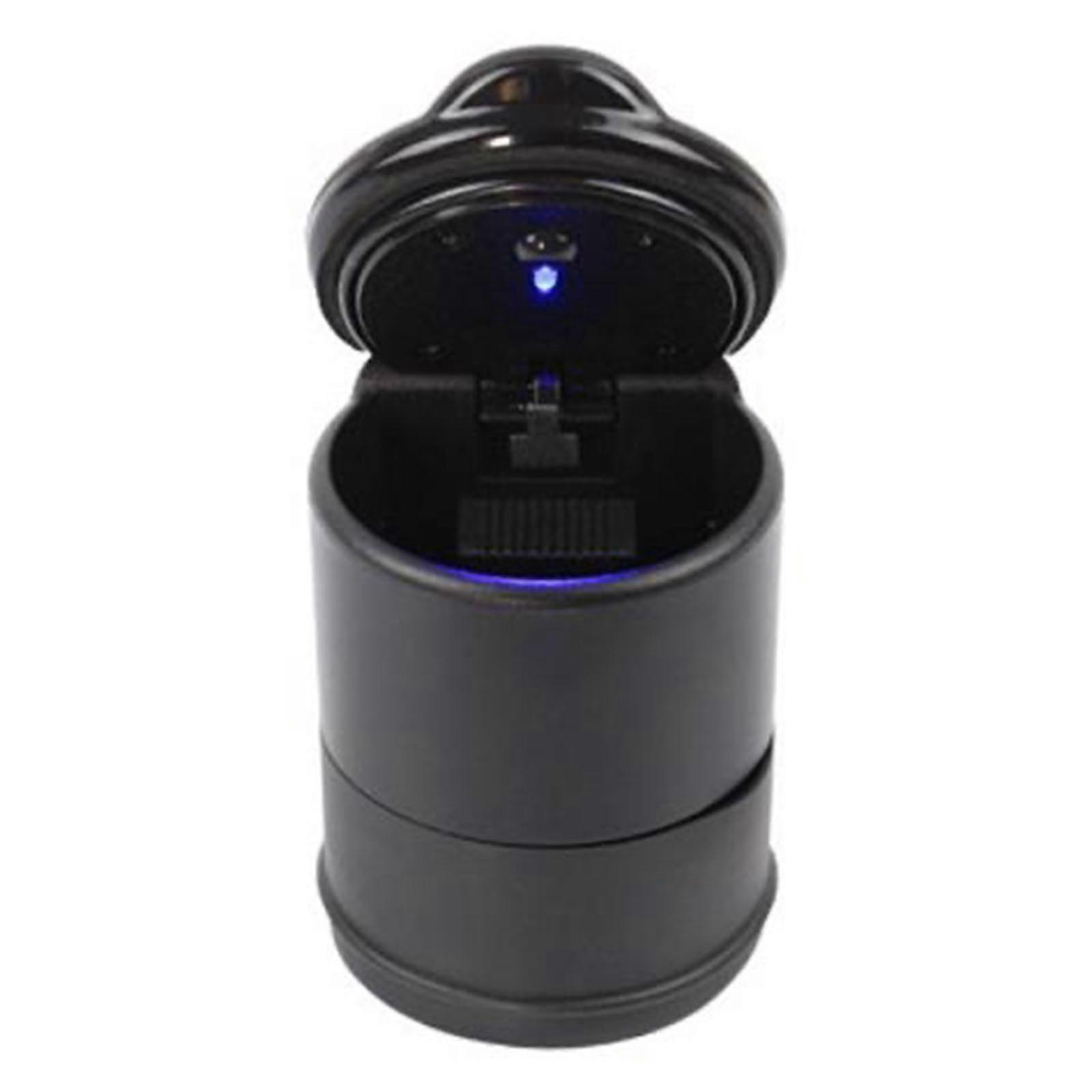 Cendrier de voiture LED facile à transporter avec lumière de détection automatique Cendrier de voiture LED compact Cendrier de véhicule éclairé par LED pour une utilisation nocturne