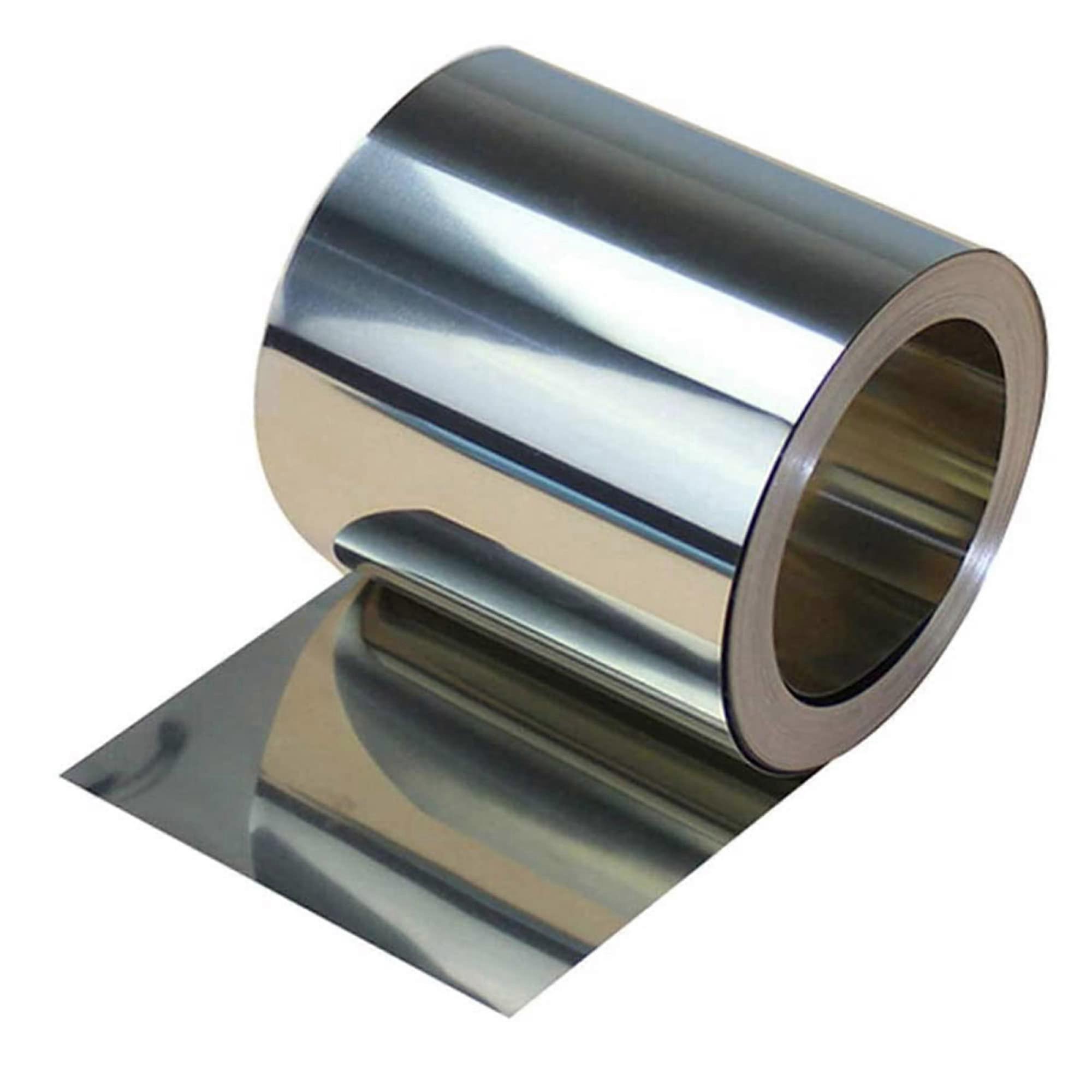 Stainless Steel Sheet Foil 5000mm Length 15mm Width 1mm Thickness Toughness Roll For Construction
