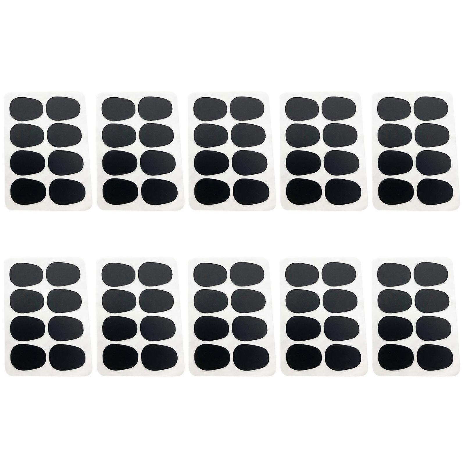 80Pcs Forte Embouchure Adhésif Coussinets Saxophone et Clarinette Embouchure Patches Coussin Ovale Embouchure Patches Pads