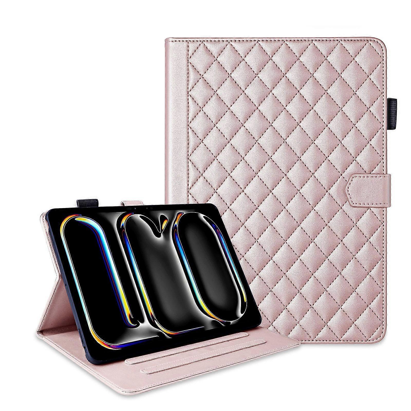 Tablet Case for iPad Pro 11 (2024) Flexible TPU Back Cover with Multi-Angle Stand