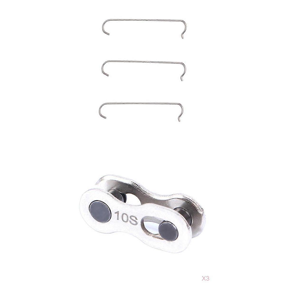 3 Sets Bike Quick Missing & 3 Chain Hook Parts