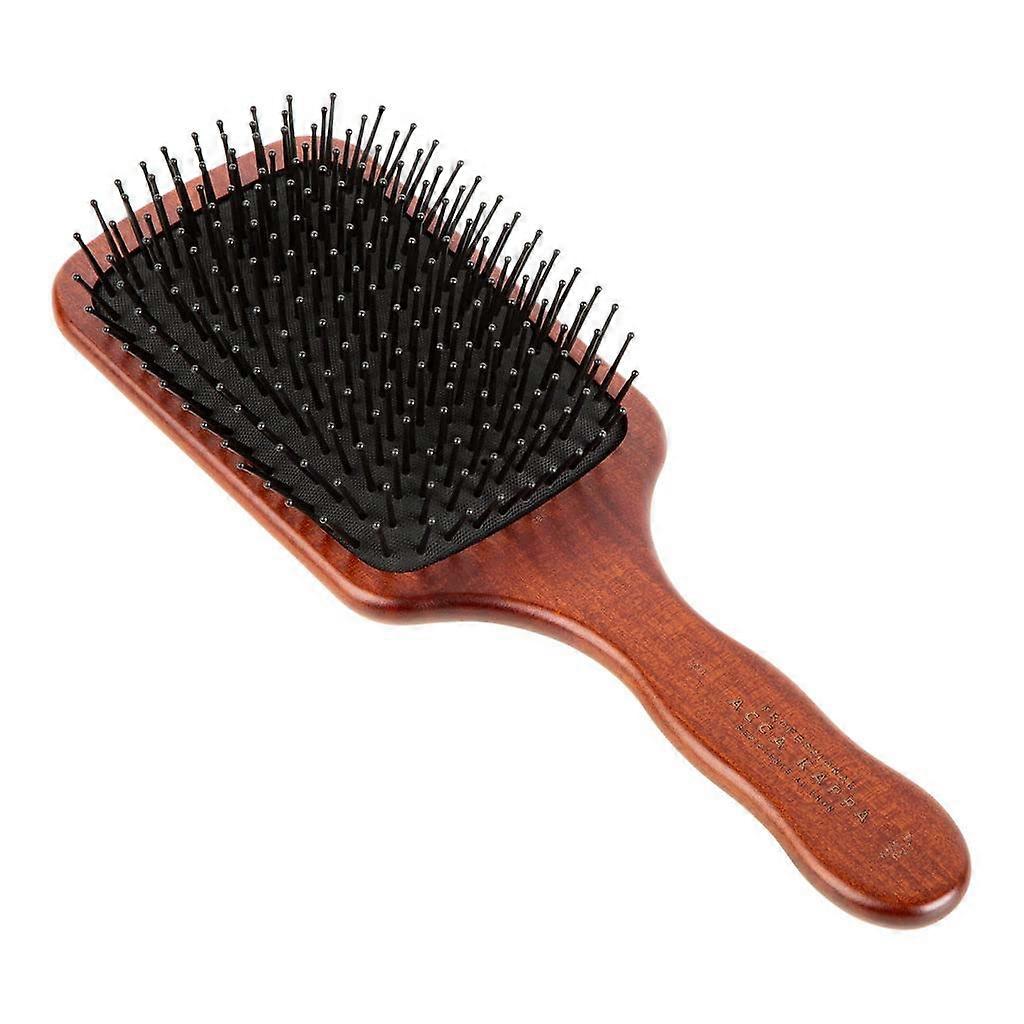 Pneumatic Kotib Wood Paddle Brush with Pom P