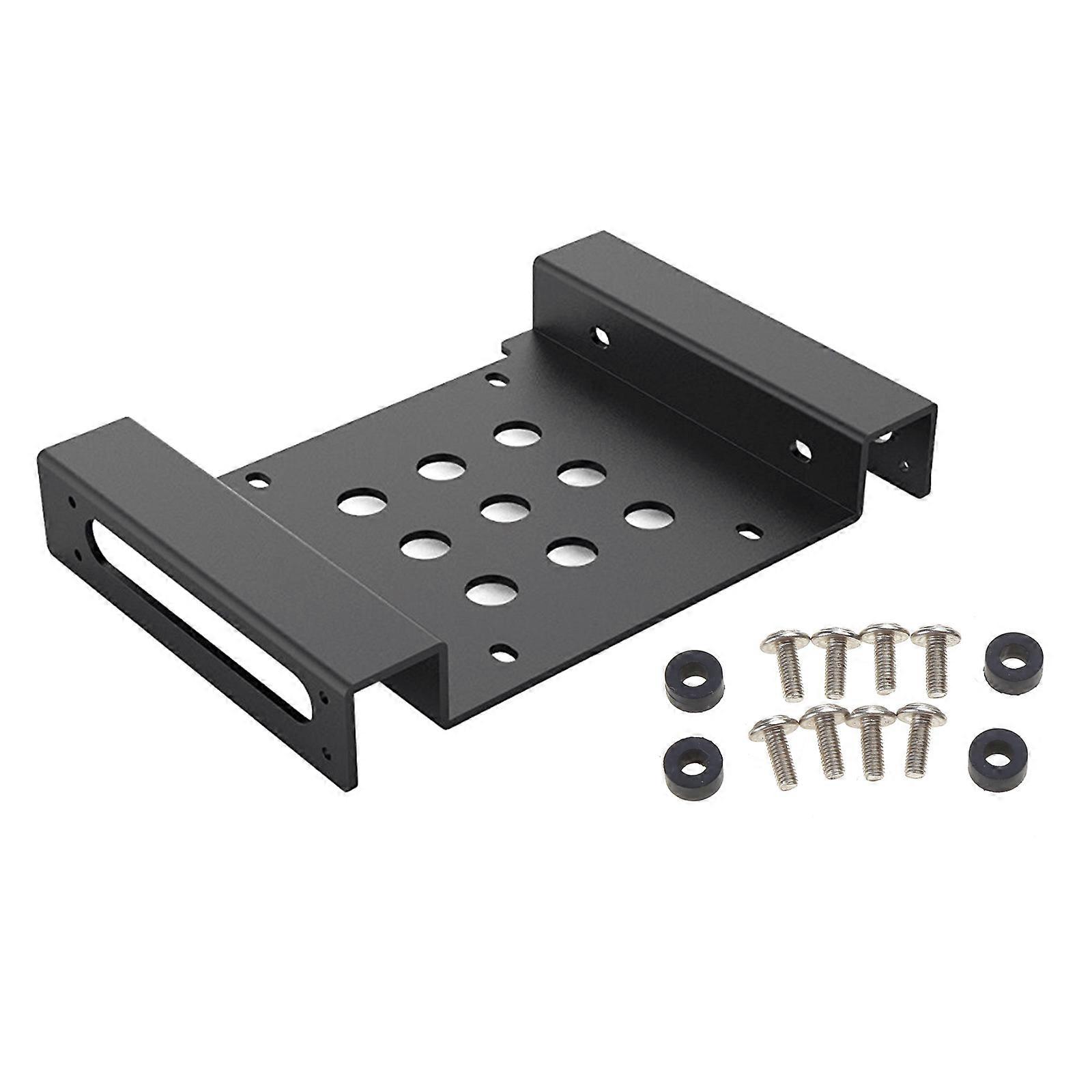 Quality Drive Bay 5.25'' to 3.5''/ 2.5'' Internal Hard Disk Drive Mount Bracket Sturdy Drive Bay Adapter Mounting Rack Multicolor