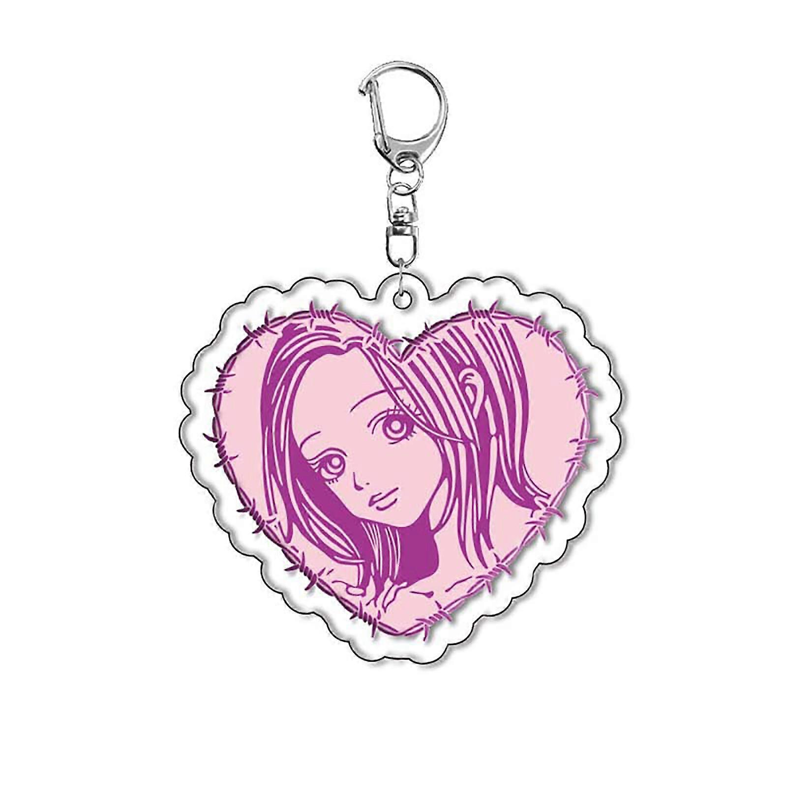 Eye Catching Pendant Keychain Pendant Cool Cartoon Characters Keychain Unique Acrylic Keyring for Anime Enthusiasts